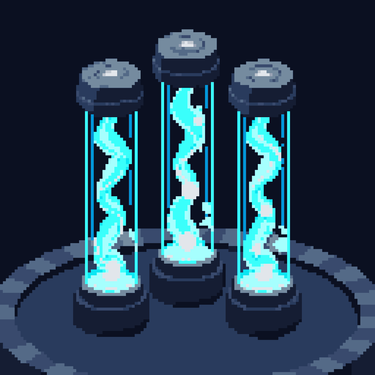 _VoidDrifter's tweet photo. Concept art for the game:
Energy cells

#Voidbound #pixelart #gamedev https://t.co/q5kwMgwmGY