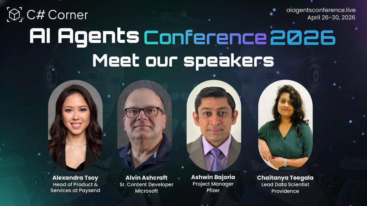 C# Corner tweet media