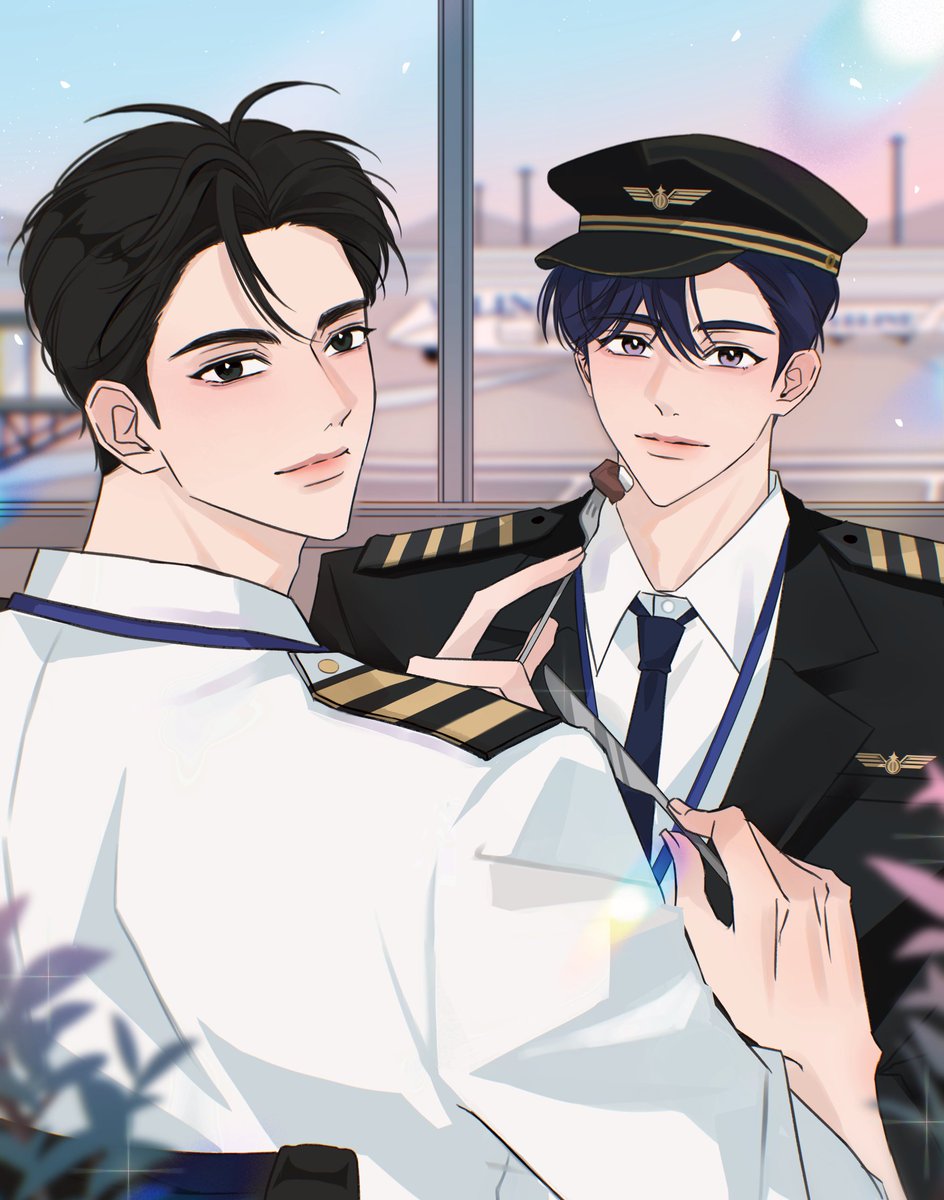 협력했습니다💙🖤✈️