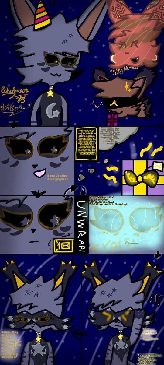 JasinauskasLtu's tweet image. Lilac turned 21 Today!
And i have never seen a star this happy!
Besties 4ever Lilac^^
#Thievull
#Nickit 
#Hunterslime 
#Umbreon 
#Leafeon 
#Musicleon