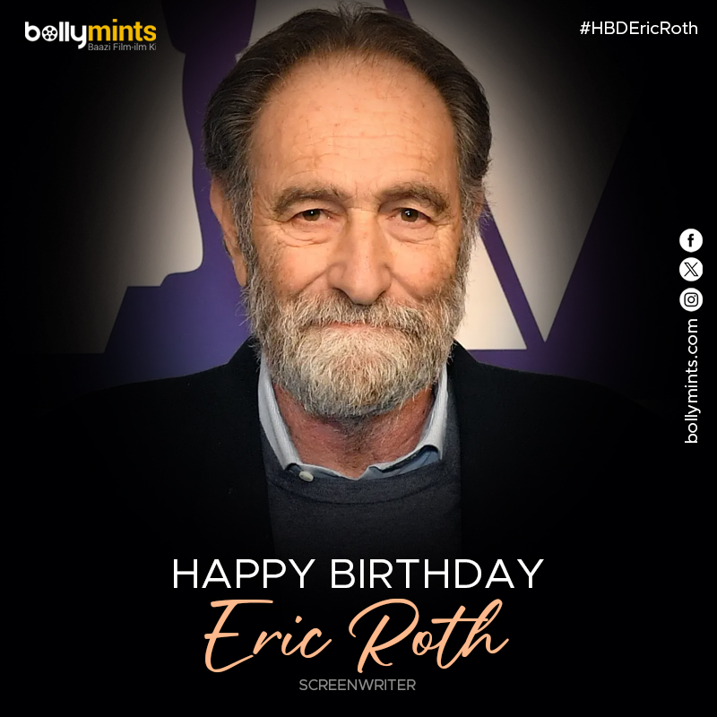 BollyMints's tweet photo. Wishing A Very Happy Birthday To Screenwriter #EricRoth Ji !
#HBDEricRoth #HappyBirthdayEricRoth https://t.co/0tdSq2cee4