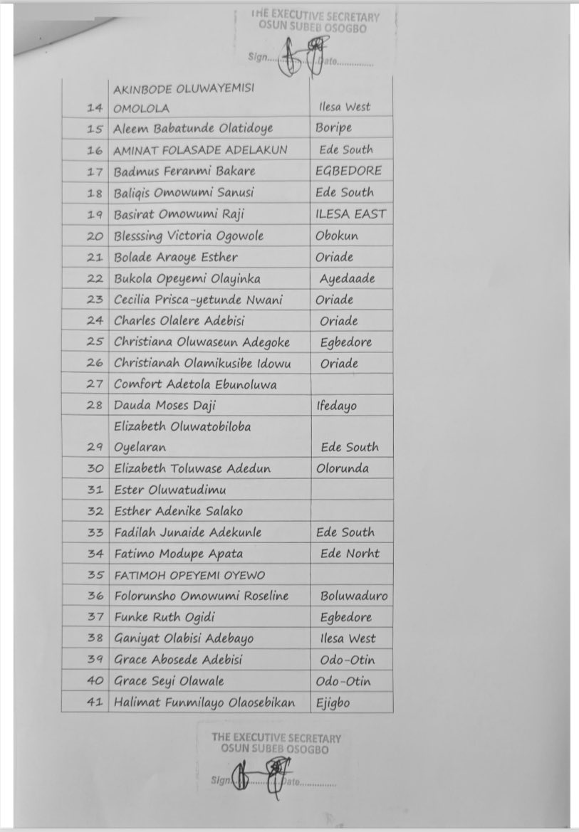 Osun State Government tweet media