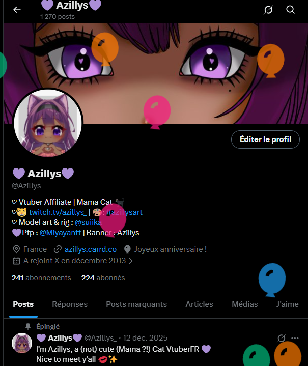 💜 Azillys💜 tweet media