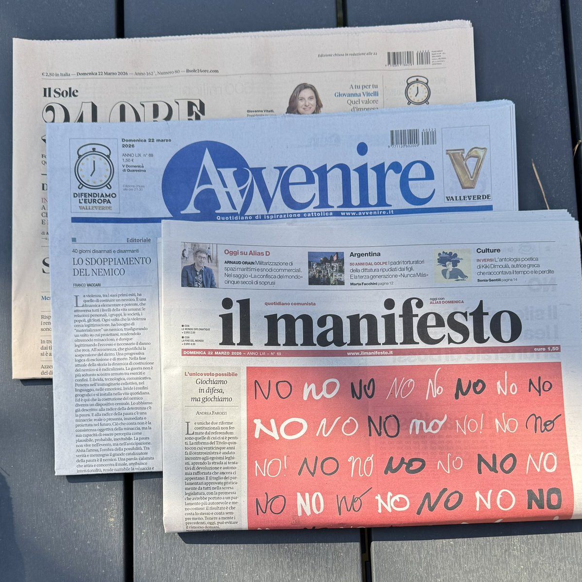 togreco's tweet photo. Mi raccomando, NO andate a votare.
#referendumgiustizia #iovotono https://t.co/fftMSpSe6a