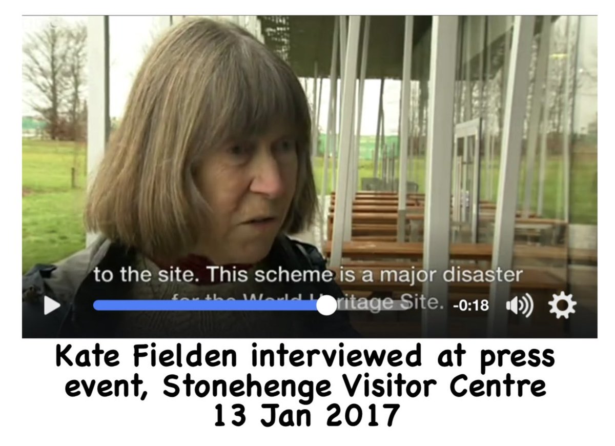 SaveStonehenge's tweet photo. Revocation of the A303 Stonehenge planning permission has prompted memories of the campaigns leading light, Kate Fielden.  Here are some snaps of Kate Fielden in action, saving the Stonehenge landscape.  And she did!  We wish she were here to celebrate.  @TomHolland1996 https://t.co/w7XqTYyzLj