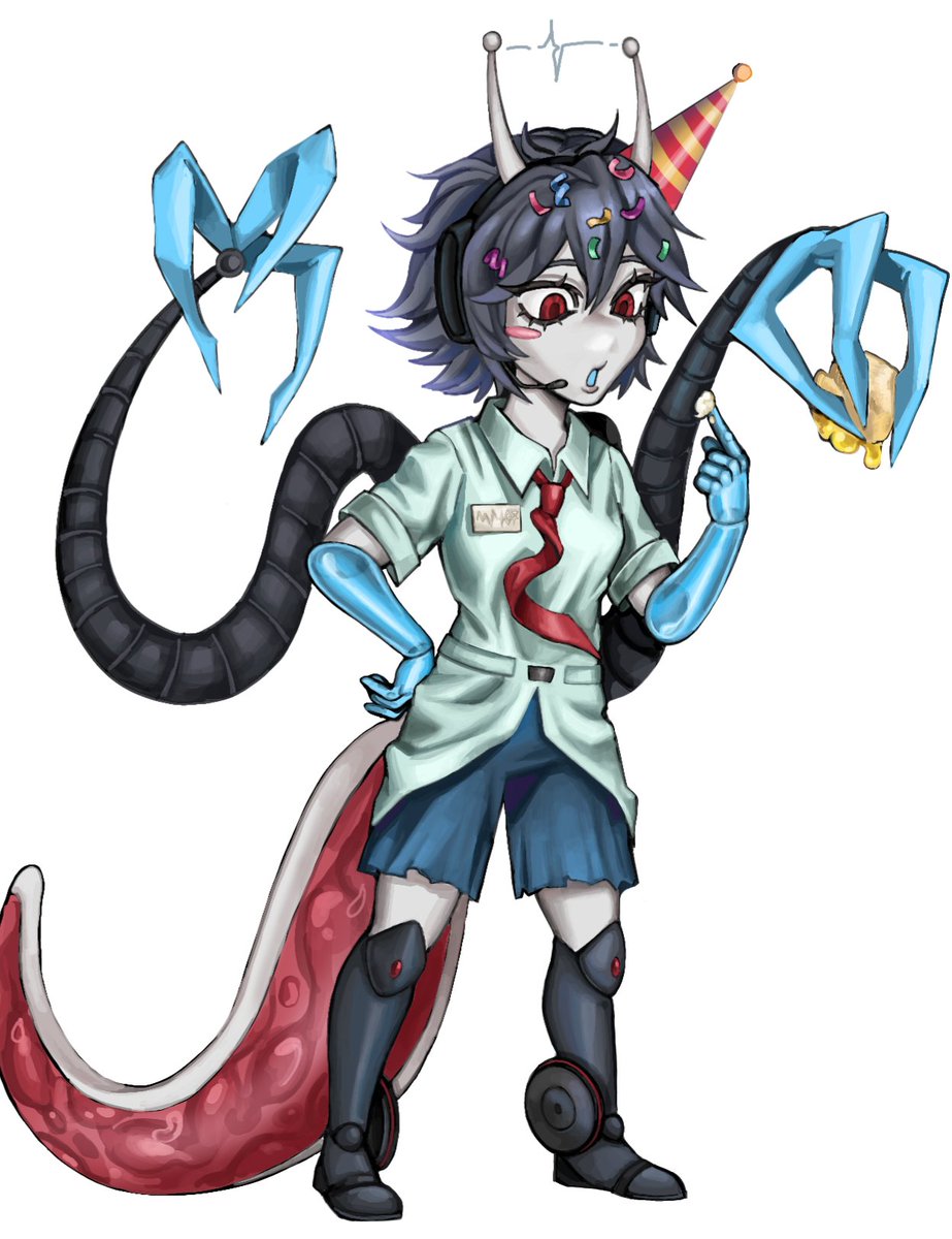 w1077o's tweet photo. HAPPY BIRTHDAY KARBONIC !! This is my part of the collab - "Karby", mascot from the russian-speaking fandom, she represents our involvement in your projects❤️
#psychopomp https://t.co/mq4gRsMXet