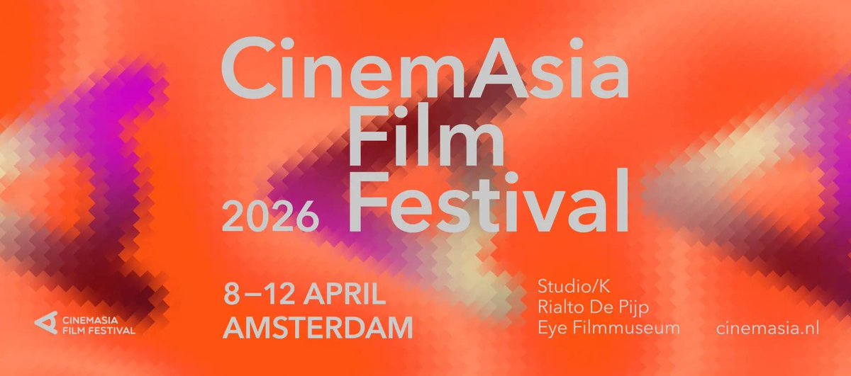 culture360_asef's tweet photo. Are you a fan of #cinema from Asia? 🌏🎥 Then don't miss the 18th CinemAsia Film #Festival CinemAsia Amsterdam in the Netherlands 🇳🇱, from 8–12 April 2026.

👇 Check out the programme here
https://t.co/7SiEvKkdAt https://t.co/9nHjjfUP05