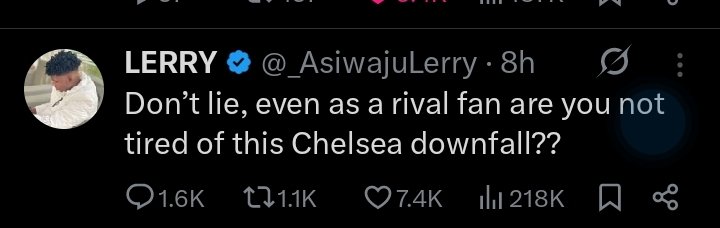 JosephAbiola11's tweet photo. Am not tired, I just started enjoying Chelsea down fall https://t.co/0OgZcoColO