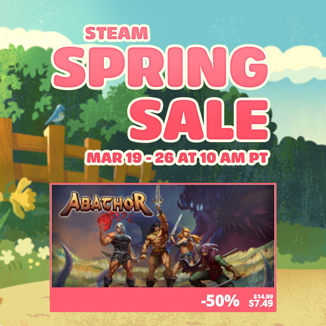 JanduSoft's tweet image. Still thinking about it? 👀

The #SteamSpringSale is live and our games are waiting for you with great discounts 🌸
Time is ticking… don’t miss out!

Ends March 26 ⏳

#Steam #SteamDeck #IndieGames