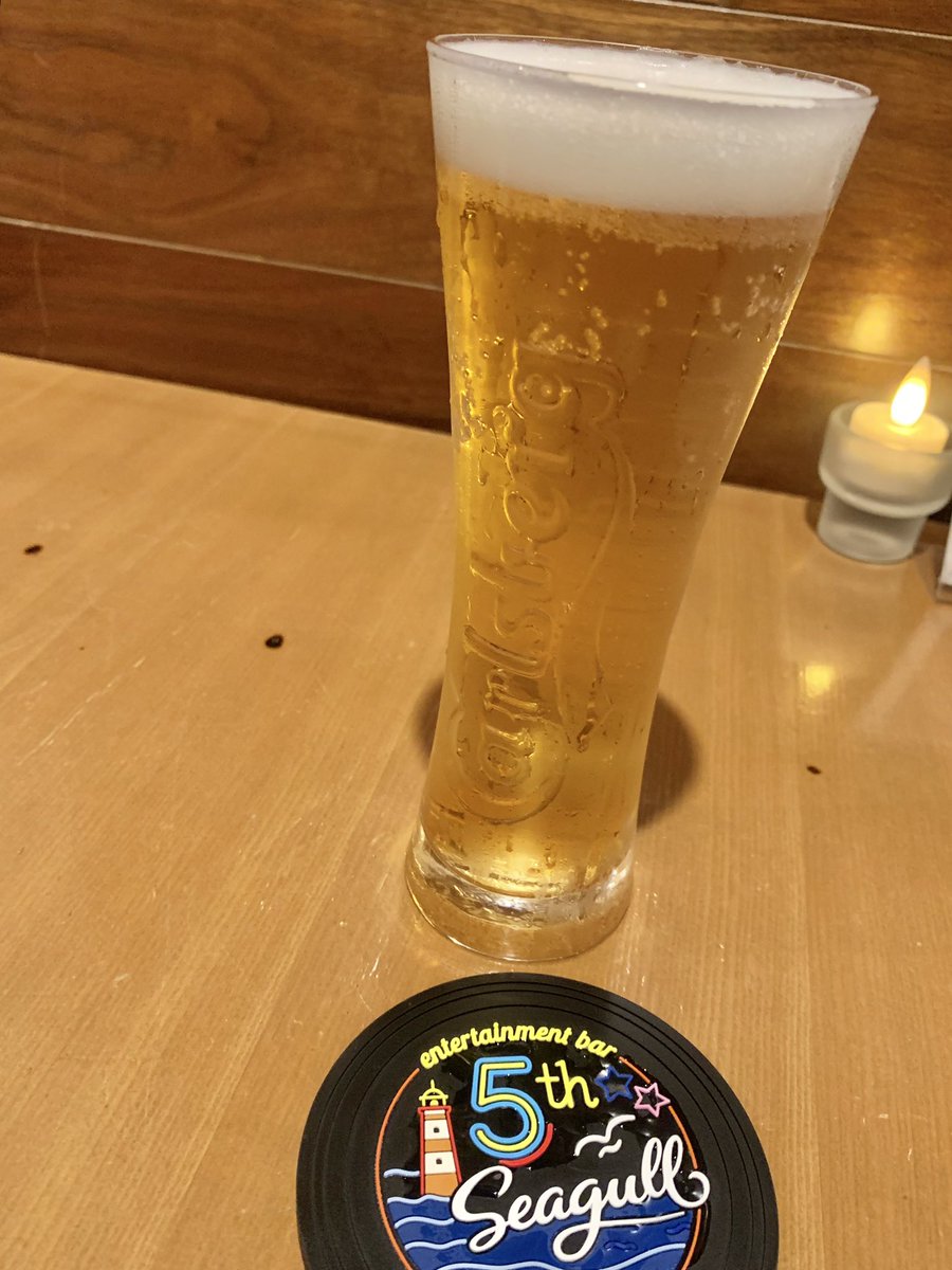 本日はこちら✌️

連休のミッション諸々乗り切ったので、音楽と共にお酒も楽しむー🍺🎶
コースター可愛い🫶

#MACARONICa
#浦安seagull