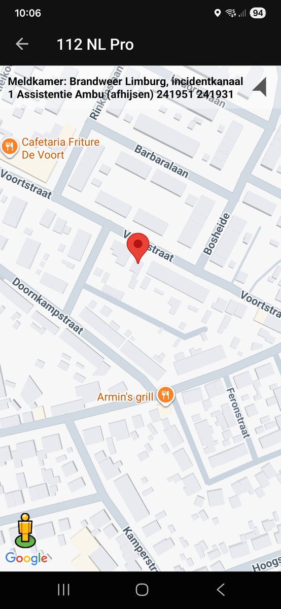 Prioriteit 1: Assistentie Ambulance bij afhijsen