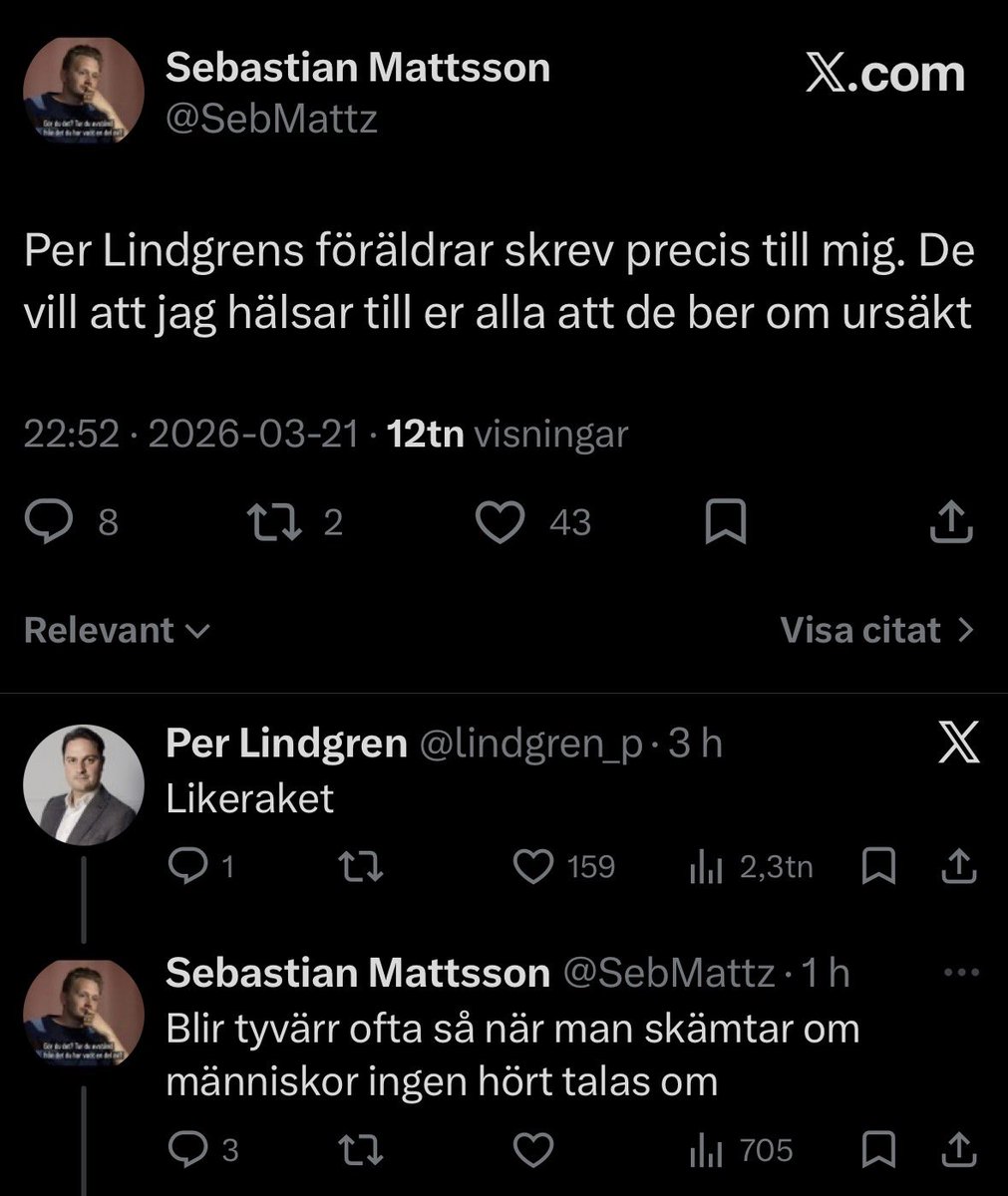 Johannes Klenell tweet media