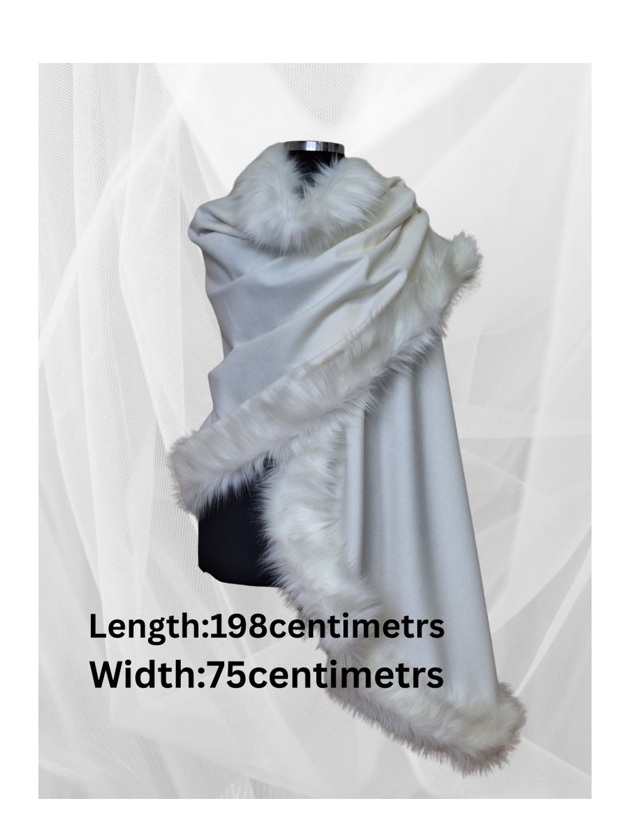 nadyamendik's tweet image. SALE
Ivory Cashmere Cape Shawl Wrap Luxury Fur Trim
etsy.com/listing/180212…
#FlashSale #wedding #stole #Luxury #etsyhandmade @Etsy