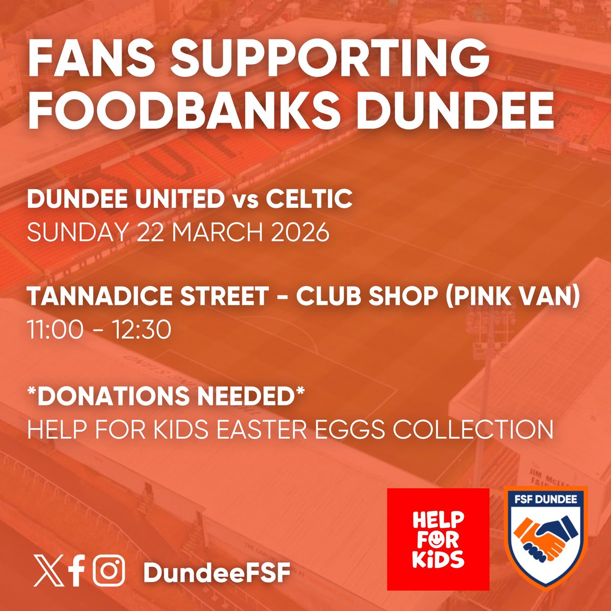 Fans Supporting Foodbanks Dundee tweet media