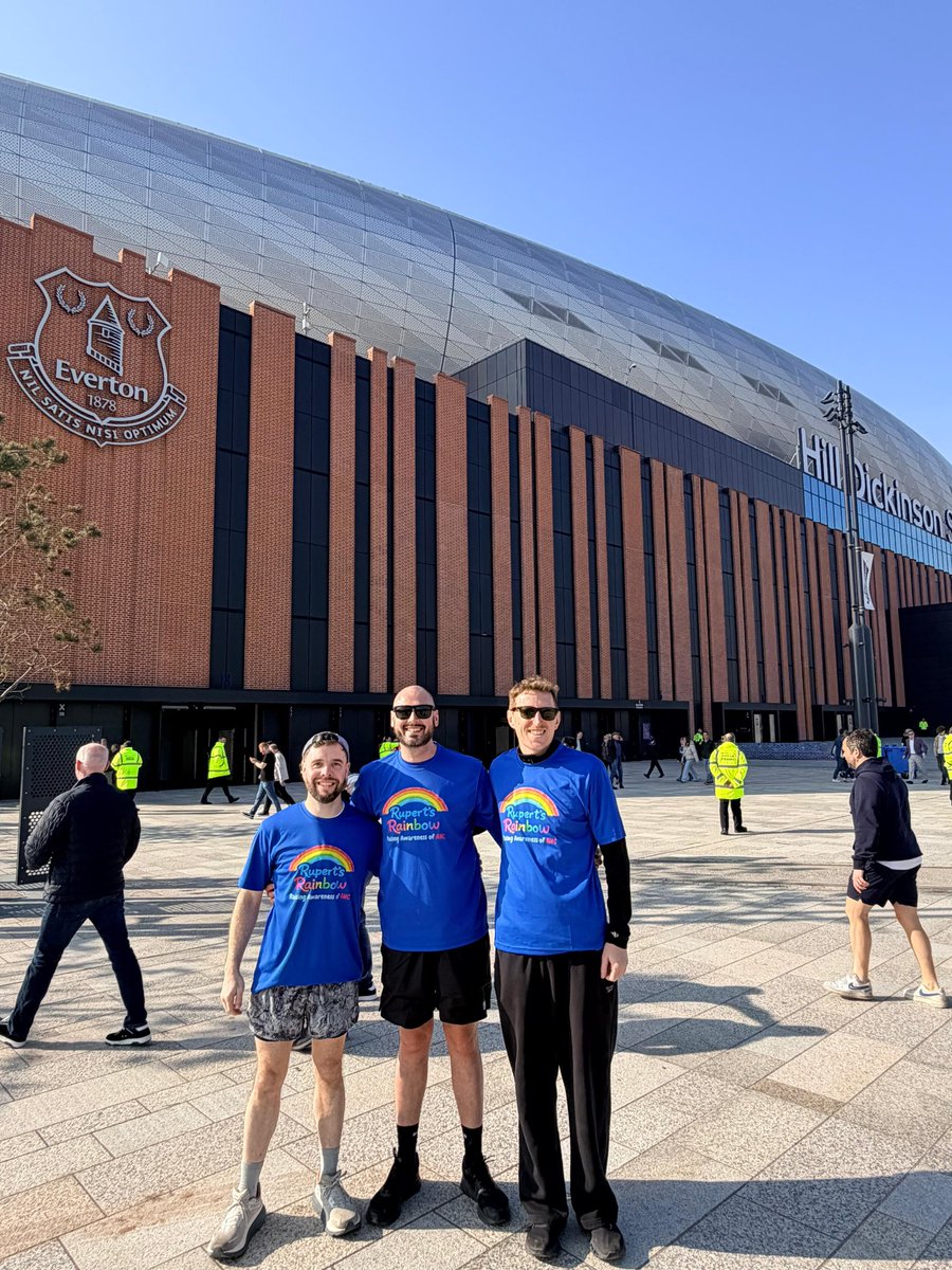 rupertsrainbow's tweet photo. Shall we walk to every home game @Everton?  We must be a good luck charm 😂🌈

#EFC #COYB #NSNO 

https://t.co/rYUg13hkLz https://t.co/Z2c38boXU2