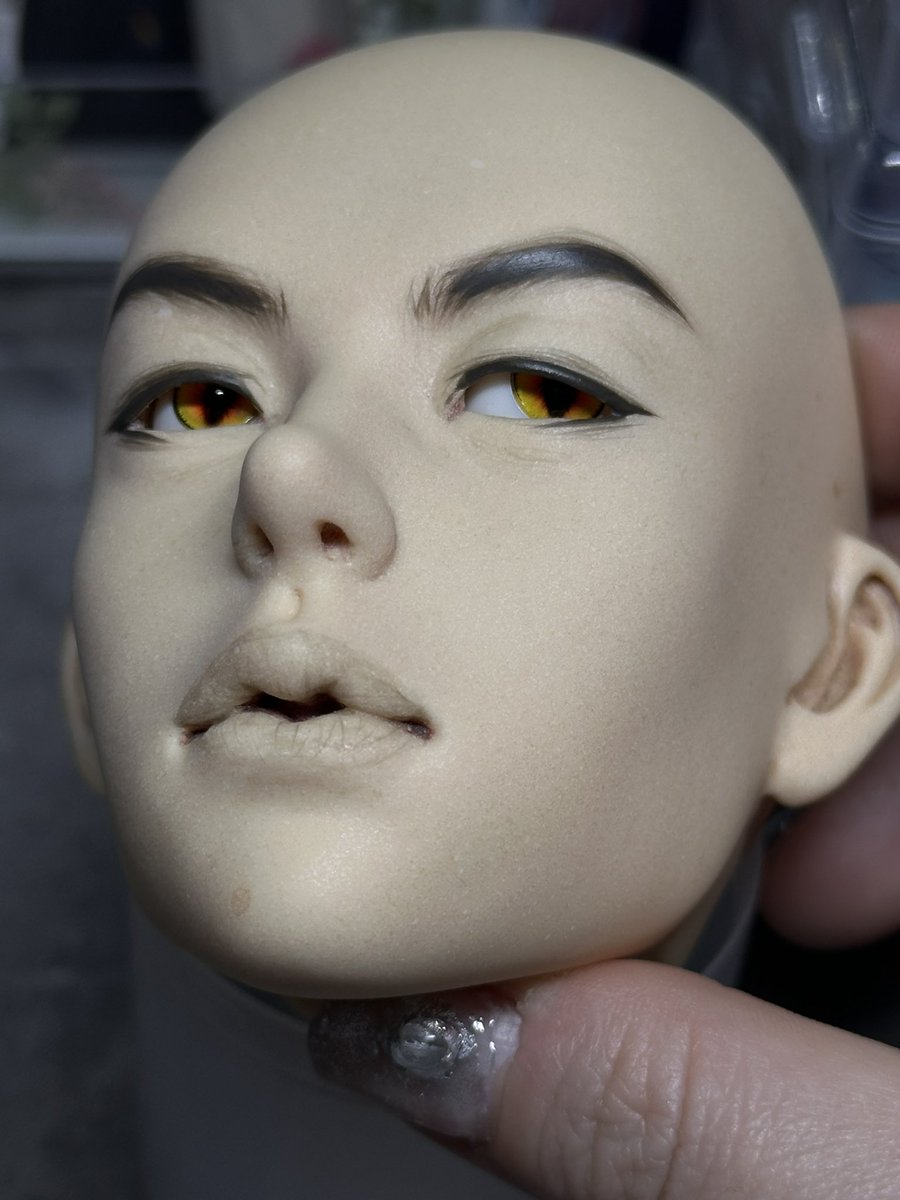 Yuugii0622's tweet image. #bjd #nabarrodoll #har 新たな試し