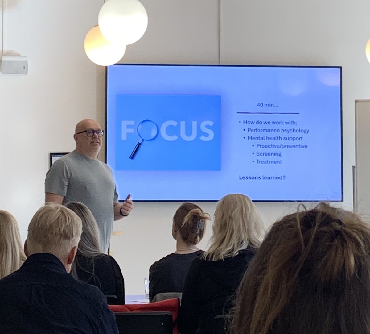 FredrikWeibull's tweet image. Tom Henning Øvrebø talks about the ”Norwegian Model”. 

#sportpsychology 
#SIPF2026