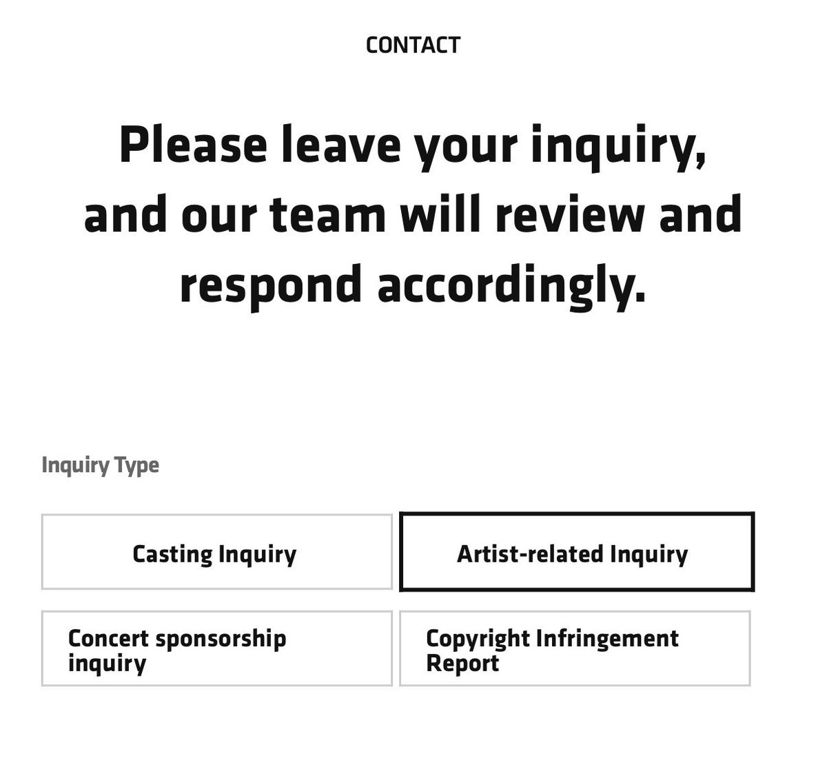 RAMIGLOBAL_'s tweet photo. YG Entertainment, we demand an official statement regarding Rami’s position in the group. Continued silence is unacceptable. We will pursue further action if ignored

Website: https://t.co/sCr2aUCaKE
Scroll down → "contact" → "Artist-related Inquiry" → fill the form → write the concern

#YGStatementForRami
@YGBABYMONSTER_
