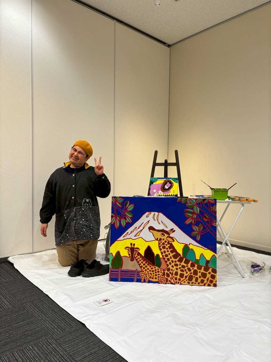 Liub2026's tweet photo. 太田宏介さんのライブペイント制作が完成しました！！
また本日でLIUB啓発イベントが終了しました
お越しいただいた皆様ありがとうございました！！
#LIUB2026
#太田宏介 https://t.co/oqgp67ETCI