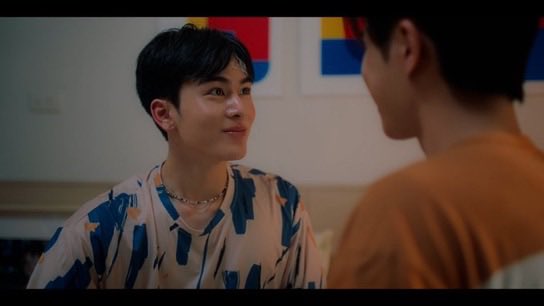 COREOPS's tweet image. The song tells a heartfelt love story, brought to life by Perth’s soft, emotional voice, creating a sense of warmth, comfort, and deep connection, just like Pobmek and Solar. 

#LoveYouTeacherSeriesEP2
#WrittenInOurHeartsMV