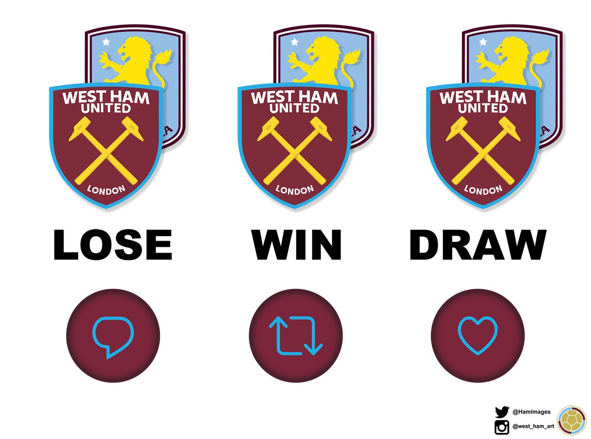 HamImages's tweet photo. Aston Villa vs West Ham. 

What we saying? #AVLWHU #COYI #WHUFC https://t.co/2fjFsCA08W