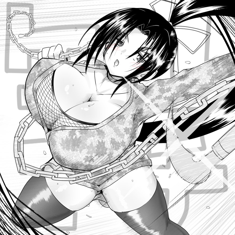 エッチなバトル漫画のエッチな絵
#R-18 #エロ絵 