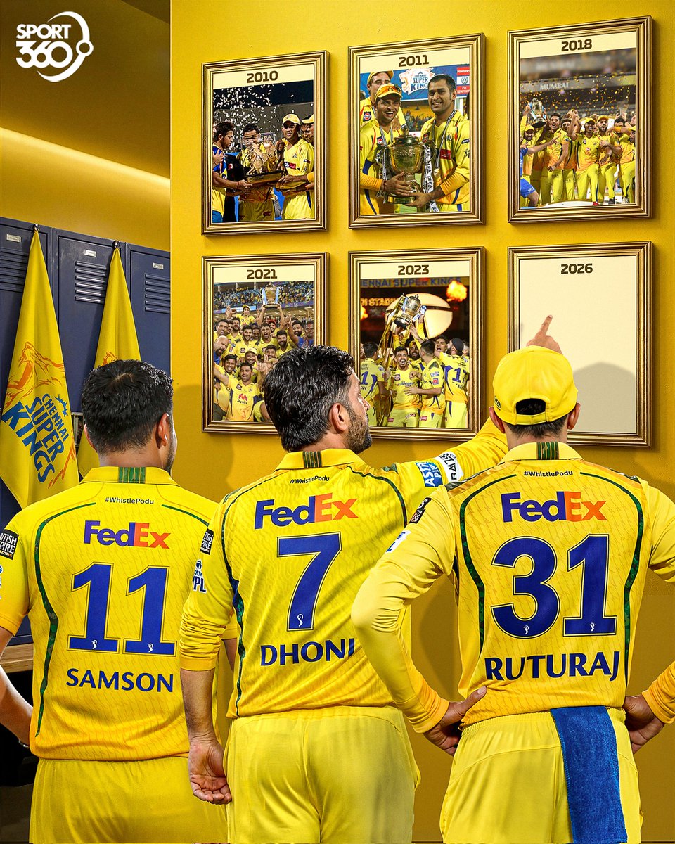 Chennai Super Kings are on the hunt for NUMBER SIX ⭐️⭐️⭐️⭐️⭐️⭐️

#IPL2026 #CSK