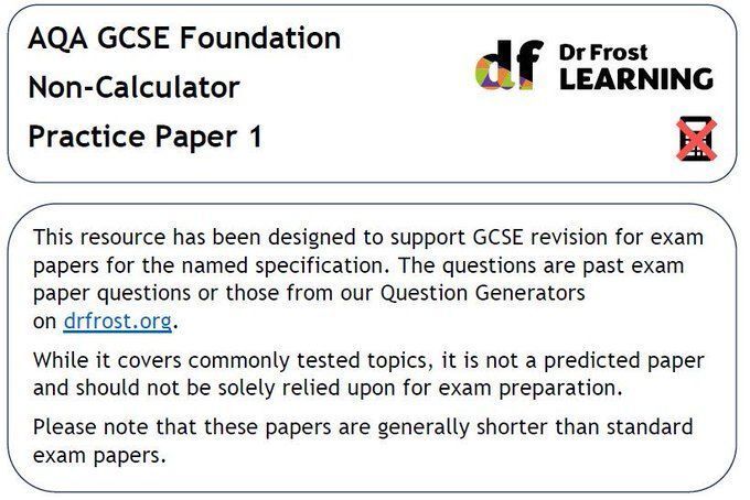 Dr Frost Resource Team tweet media