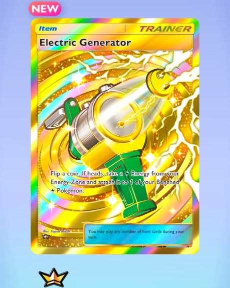 BenjinaUK's tweet photo. Today is a great day!
Always happy to pull a 🜲 rare, especially one I'll use in my Bellibolt deck
Would you like to see more of my #PokemonTCGPocket pulls?
I was thinking of posting them daily whether they were fire or flop?
Let me know 👇
#CrownRare #ElectricGenerator #Gold https://t.co/TrcGdPGmCg