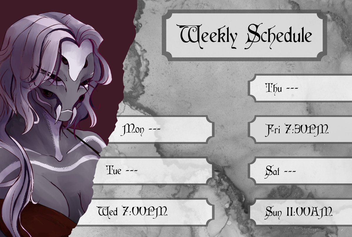 SpiderMommyAz's tweet photo. Good morning my lovely Spiderlings! Here's this week's schedule!

Wed: Marvel Rivals

Fri: Gooner Game Friday is back on the menu with Summer's Hearbeat!

Sun: 4th Annual Save a Spider Day Collab hosted by @AdriaSpiderLady 🖤 https://t.co/baaM4x4IFK