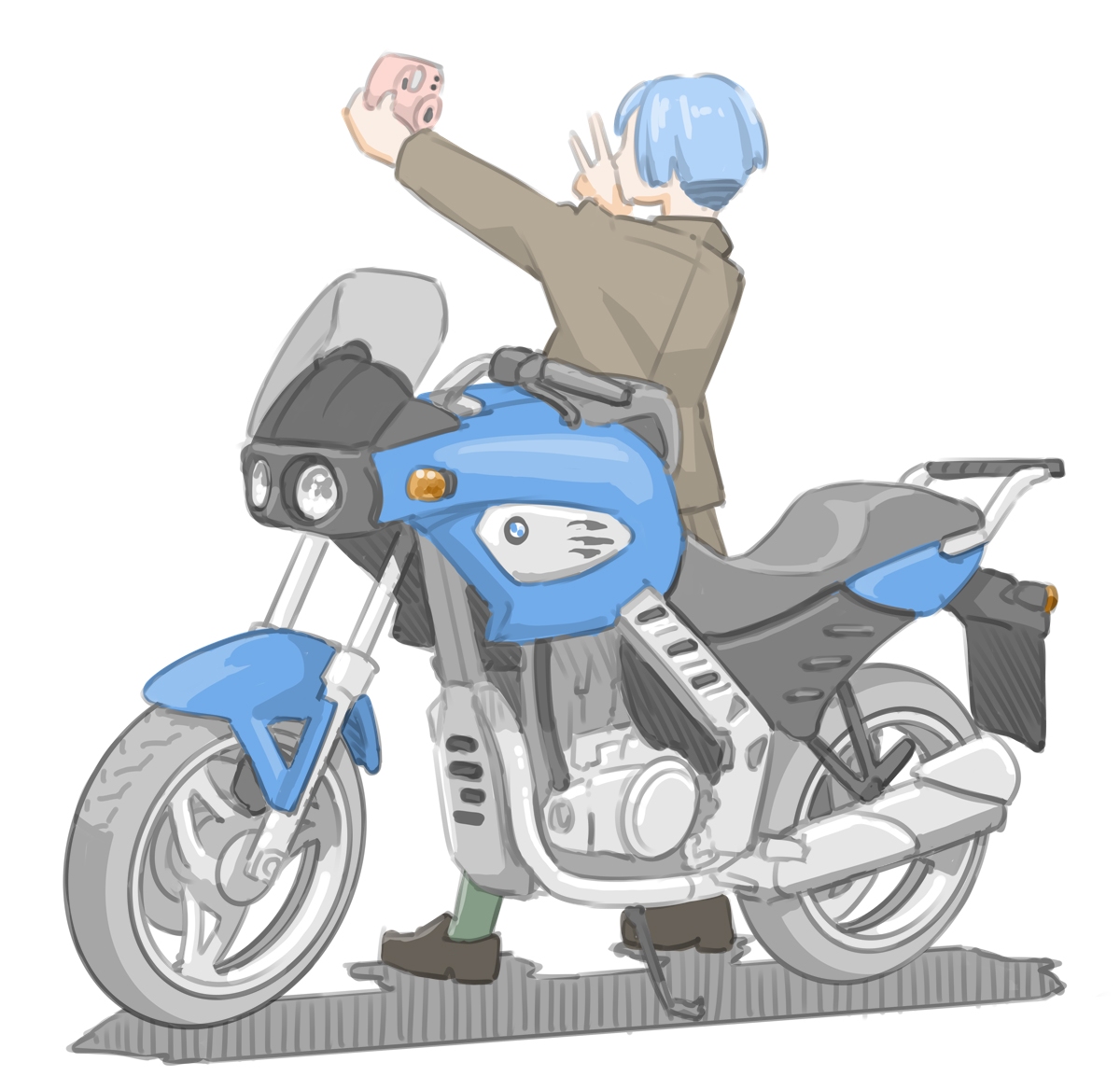 きわみらい@バイクの絵/まんが tweet media