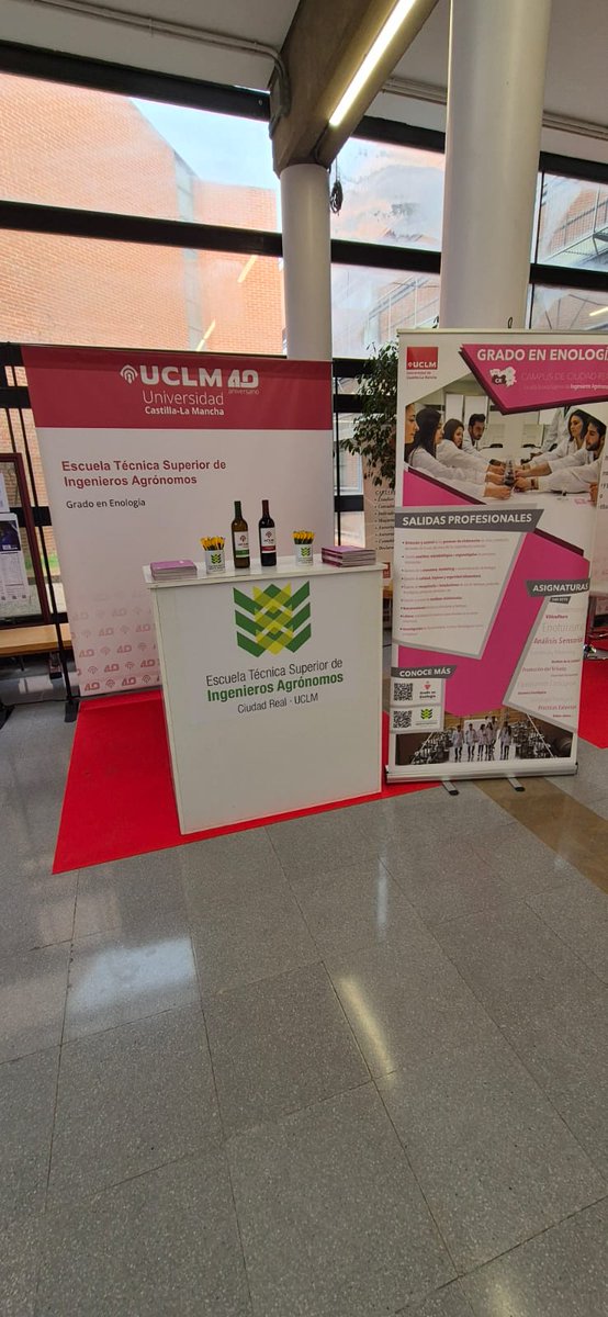 Hoy ponemos fin a los dias de puertas abiertas de la <a href="/uclm_es/">Universidad de Castilla-La Mancha</a> durante el curso 2025-26. Puedes encontrarnos en el Campus de Albacete.