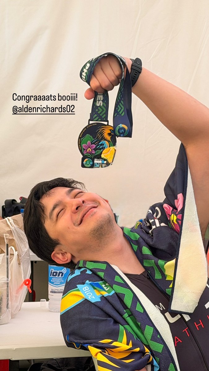 Congratulations alden our A team very own iron man we are so proud of you we love you 30000 hehehe