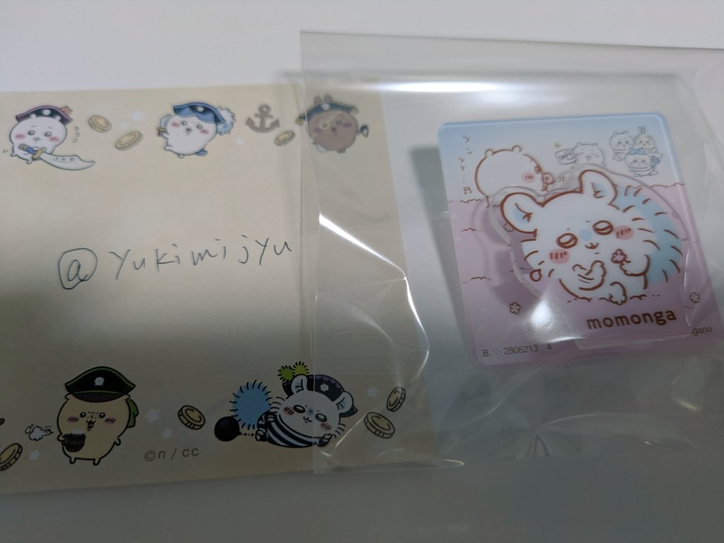 yukimijyu's tweet photo. 【交換】ちいかわ アクリルシーンクリップビスケット

譲：モモンガ
求：くりまんじゅう、シーサー

大阪市内手渡し交換、または郵送(同日発送)にて交換いただける方を探しております。
検索からもお声掛けくださいませ。
よろしくお願いします。 https://t.co/UQiM7LbLaF