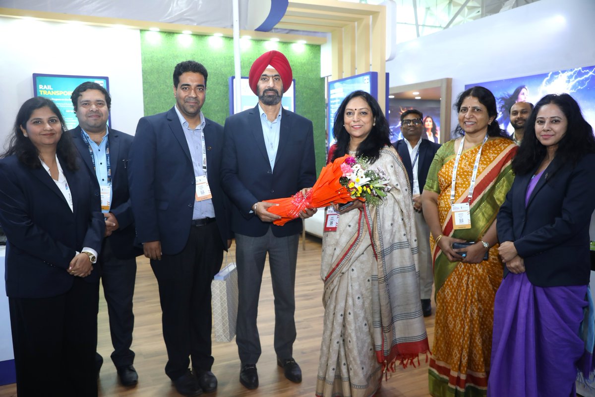 BHEL_India's tweet photo. Ms. Bani Varma, Director (Industrial Systems & Products) visited BHEL’s Pavilion on Day 3 at Bharat Electricity Summit 2026, Yashobhoomi. She also addressed participants at Women in Electricity Session at the event.

#BHEL #aatmanirbharbharat #viksitbharat 

@mhi_goi @BharatESummit