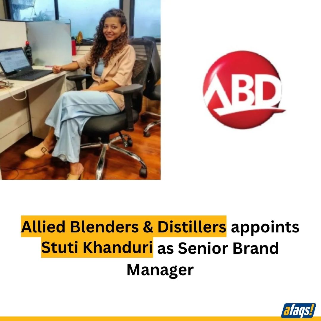 afaqs's tweet image. #PeopleSpotting: Stuti Khanduri has joined Allied Blenders &amp;amp; Distillers Ltd. as Senior Brand Manager for ICONiQ White international grain whisky.
More here: bit.ly/4bEhAmT

#appointment #news #business #leadership @ABDL_India
