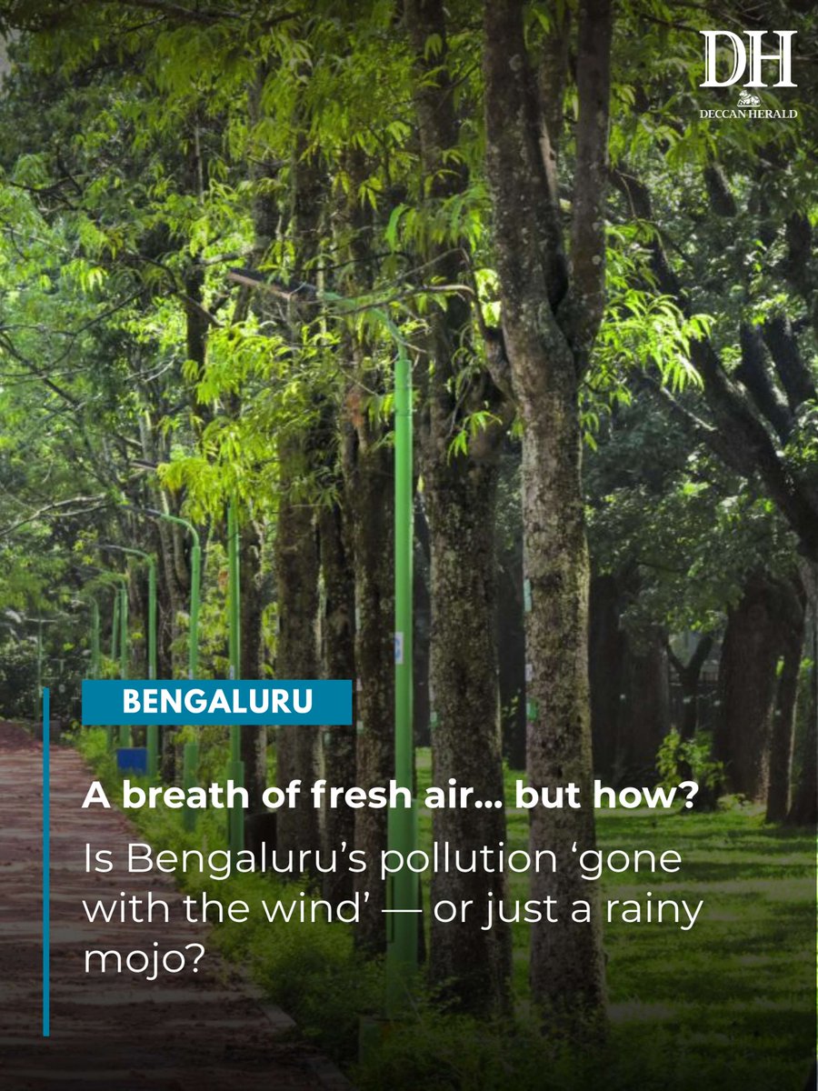 DeccanHerald's tweet image. #Bengaluru | Even as concerns around the #airquality grow, the government has claimed that #airpollution in the city came down by as much as 4.11% between 2019-20 and 2024-25.

#AQI #Karnataka

ow.ly/Egzr50YxhlT