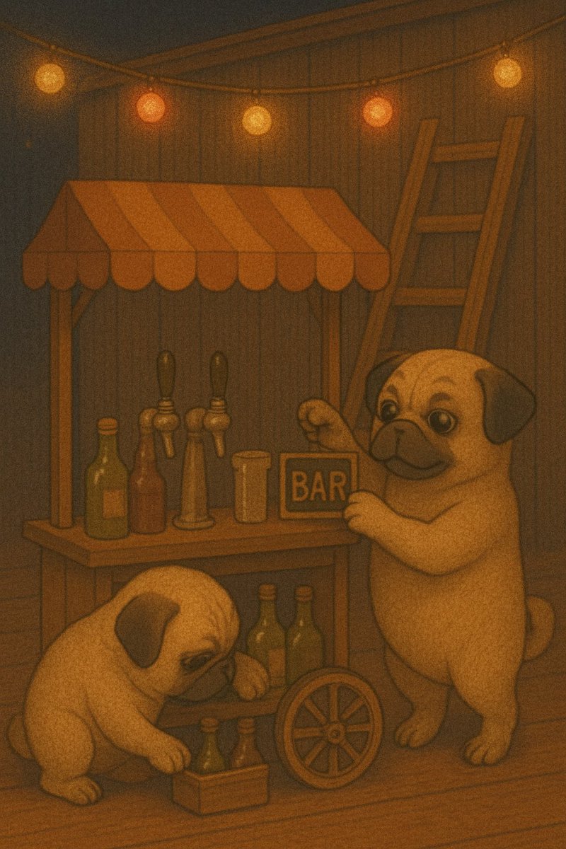 Doppelpug Biene & Beauty (Ministerium f. Mumpitz) tweet media