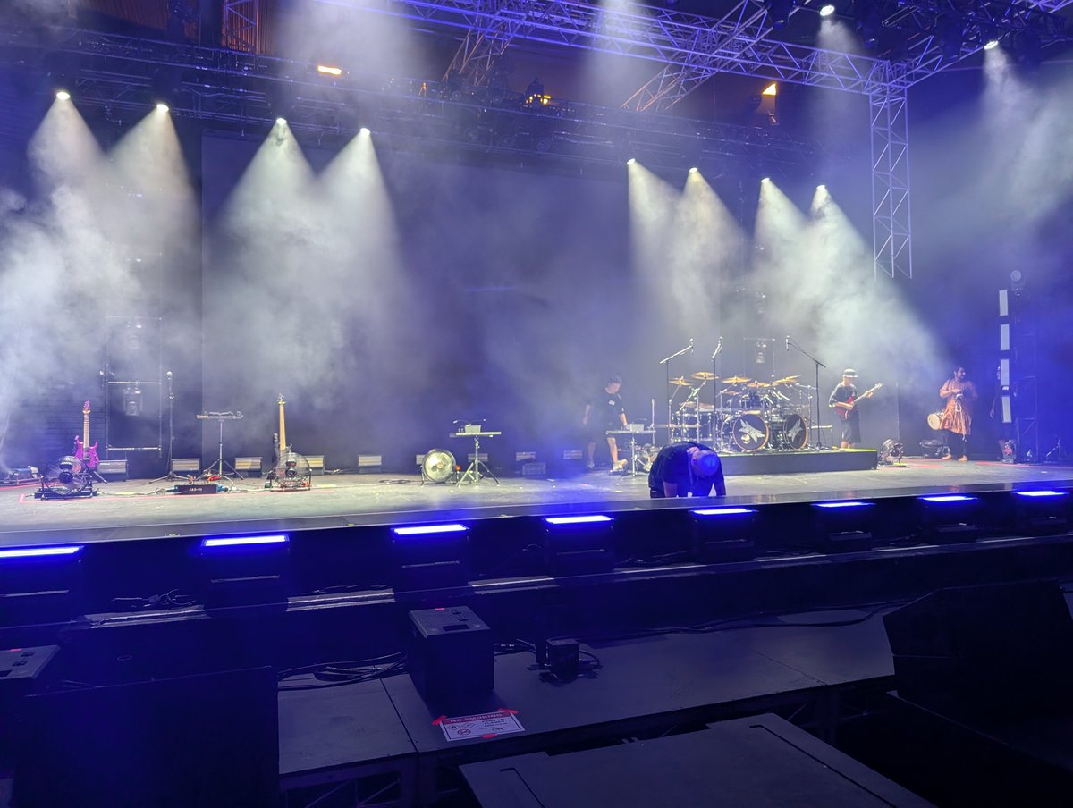 The FoxGod Crew are preparing the stage for Babymetal for last time on this Australian tour! 
#BABYMETAL
#BABYMETALWORLDTOUR2026