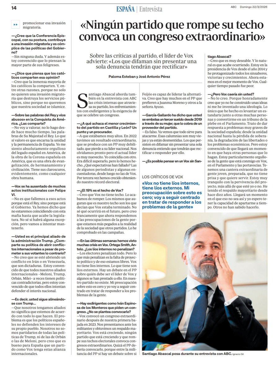 Santiago Abascal 🇪🇸 tweet media