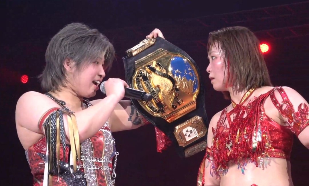 3CountClub's tweet image. عااااااااااااجل 🚨:
في عرض Marvelous 10th Anniversary 2026

ساري(المتحدية)🆚تاكومي أروها(البطلة)

نزال على لقب AAAW العالمي

📆يوم الثلاثاء الموافق 5 مايو 
🏯قاعة اليوكوهاما بونتاي
#Sareee #SareeeISM #Marvelouspro #3CountClub