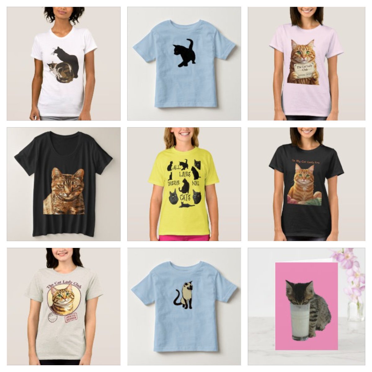 TaicheTees's tweet image. Perfect for birthdays gifts. Customize your fave designs and rock your cat-loving personality your way!
#CatMom #CatLady #CatLovers #FunnyCat #CuteCats #CatLife #PetLovers #FelineVibes #GiftIdeas #CatStyle  #AnimalLovers #ShopSmall  #InMyCatLadyEra #taiche zazzle.com/collections/ca…