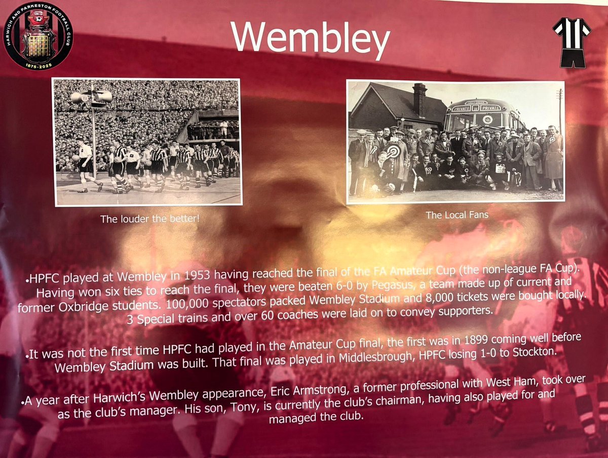 EssexCountyFA's tweet image. #Essex County FA Chair, Andy Chaplin, was among those in attendance to present a commemorative memento recognising 150 years of @OfficialHarwich dedication, history and community impact. 🤝🔗 essexfa.com/news/2026/mar/… #FootballCommunity #Grassroots