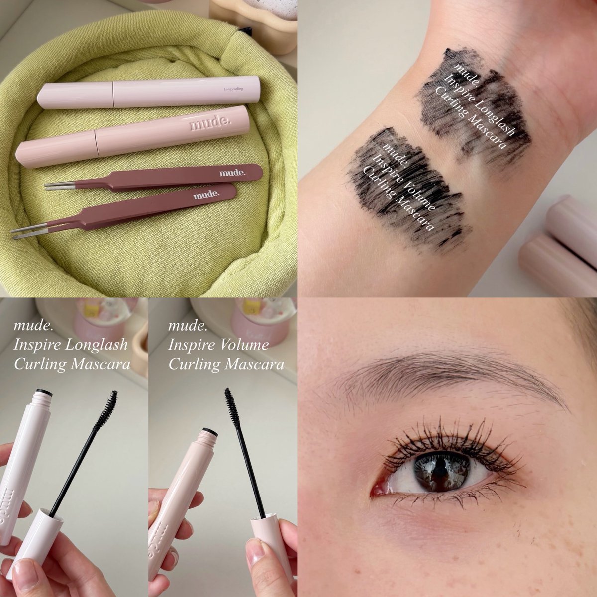 แก mude. ออฟฟิศเชียลจะไม่มีในไทยละนะ 🥲 อะไรตุนได้ไปตุน 

เซตexclusive มีขายในไทยเท่านั้น พี่สาวไทยพี่สาวเกายกให้ตัวนี้ยืน 1 เลยเรื่องขนตา mude เอาสุดทุกทาง ตั้งแต่แพคเกจสวย ซื้อแล้วแถมที่หนีบจับช่อ ปัดทีเดียวได้ทั้งขนตายาว งอน หนา ฟู เหมือนติดขนตาปลอมอะซิส เค้ามี 2 สูตร 

mude.