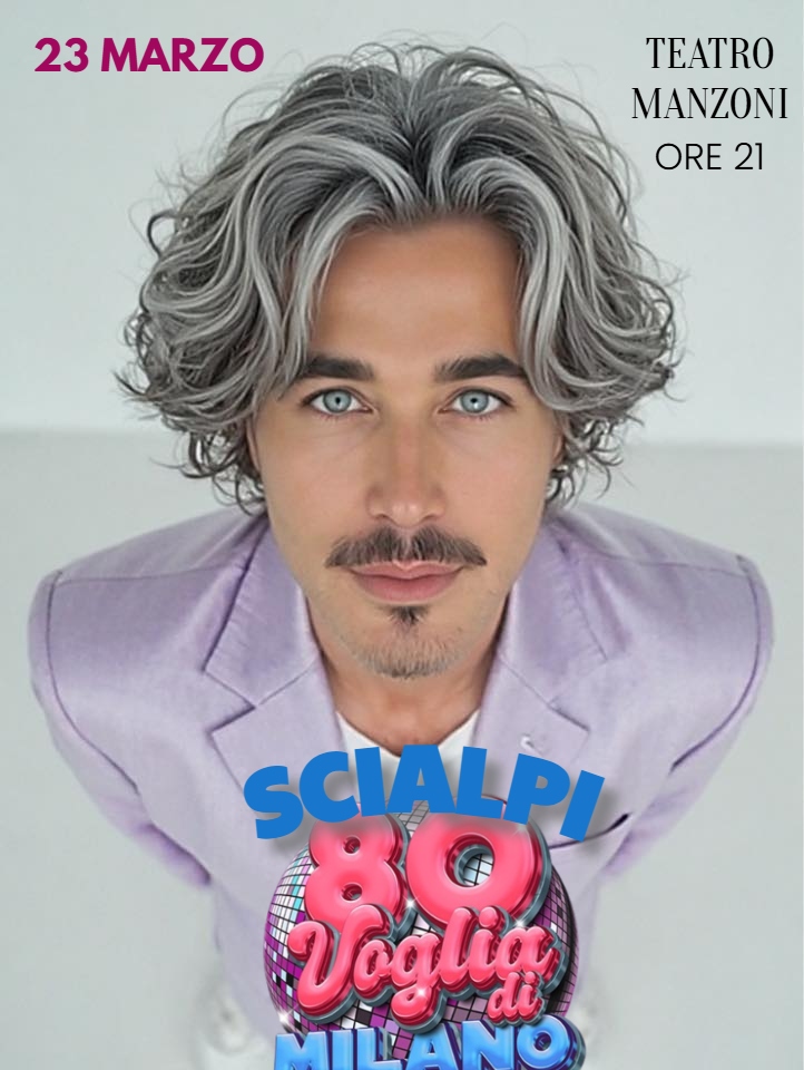 Prossimo appuntamento 23marzo #scialpi ospite a #Milano #80vogliadimilano
Via Alessandro Manzoni 42
#teatromanzoni #80voglia #shalpy ##tour