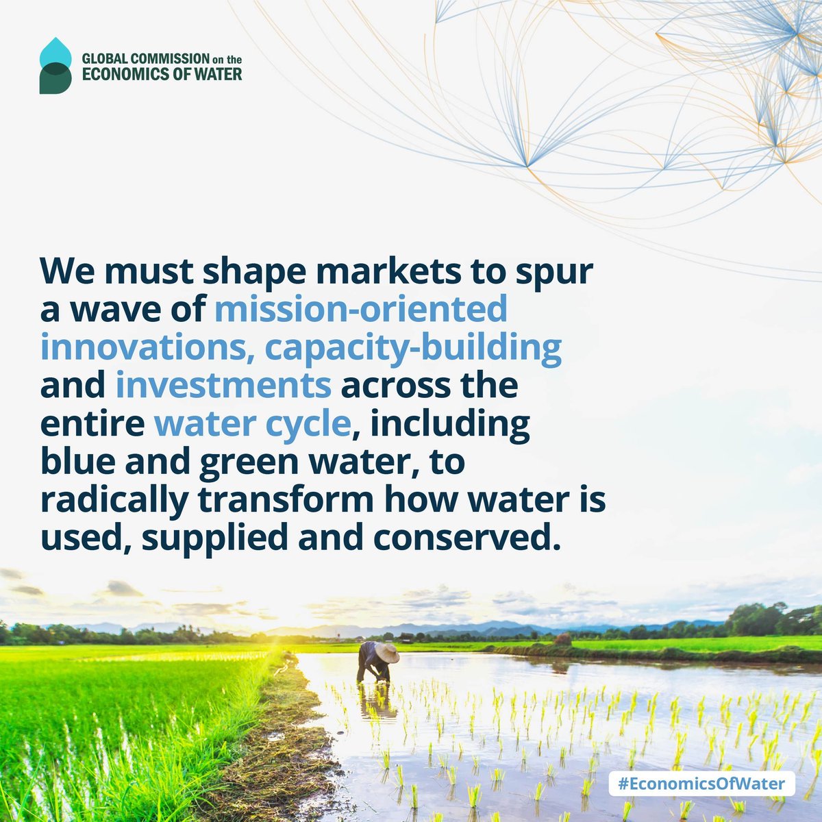 IIPP_UCL's tweet image. 💧Reimagining water governance on #WorldWaterDay.

As co-chair of the @watercommongood commission, @IIPP_UCL Director @MazzucatoM advocates for a new economics of water, valuing the hydrological cycle as a global #commongood.
 
🔗 Read the report here: buff.ly/IMl7yWk