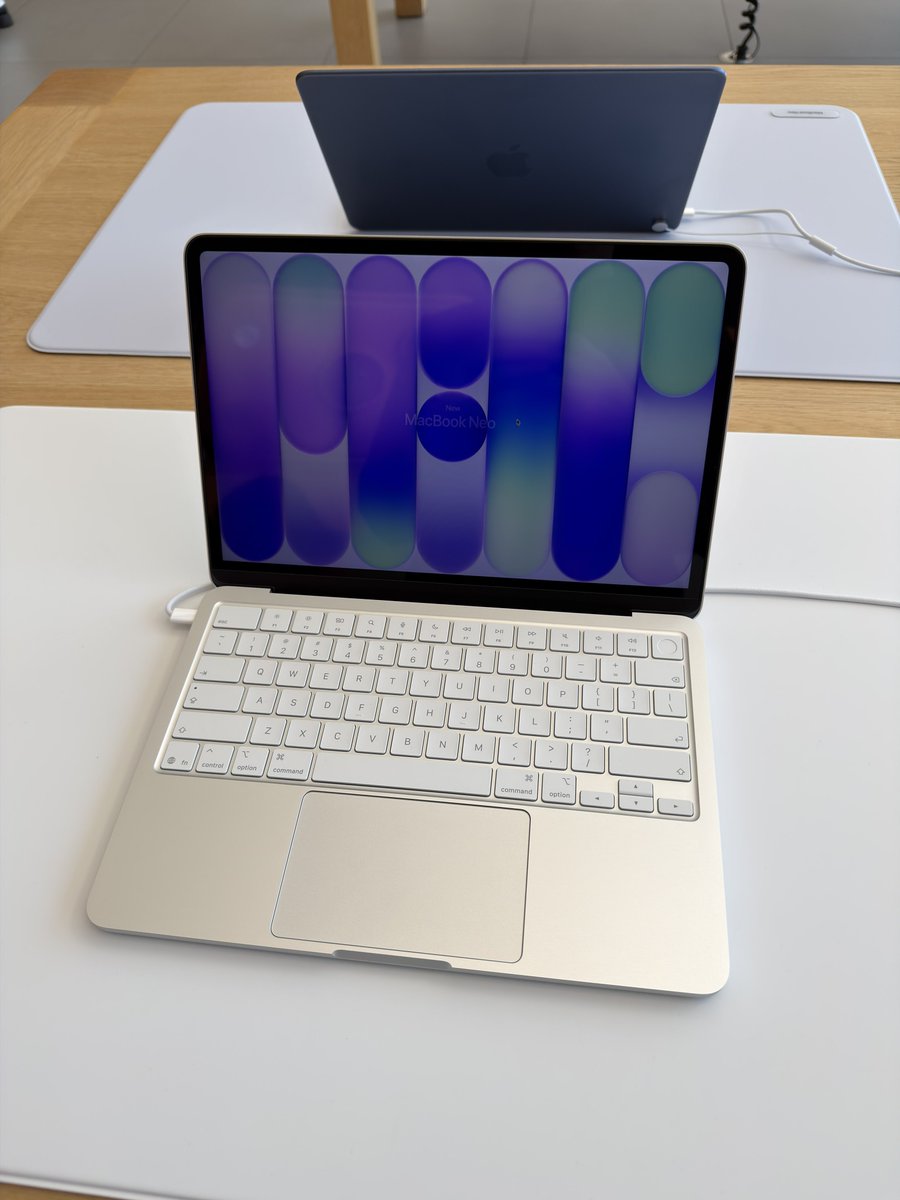 generothegreat1's tweet photo. 2026 MacBook Neo available for preorder in these Colors Indigo Blush Citrus Silver Send a dm for inquiries https://t.co/YhujnlnV8Q