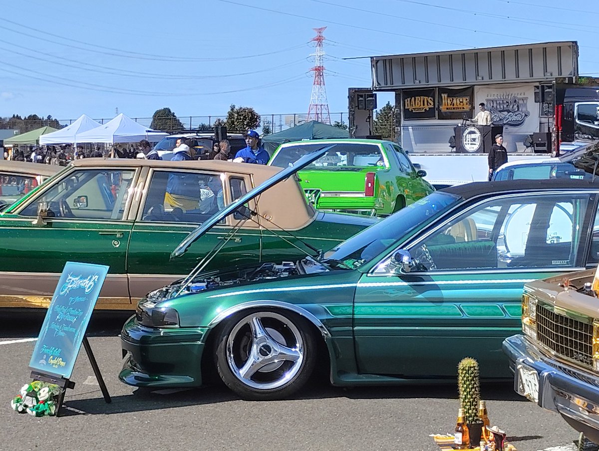 CB_French6's tweet photo. ローライダーRIDEONCARSHOWから一週間、緑で目の疲れが取れる良い画像 https://t.co/Qnw7kdcH17