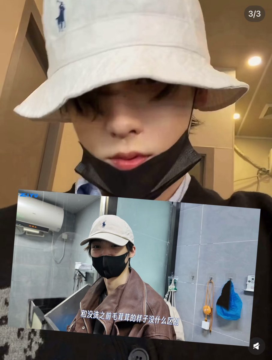 tian and ziyu posting today a video where they wear both a ralph lauren white/beige + black mask ! LIFE IS GOOD !