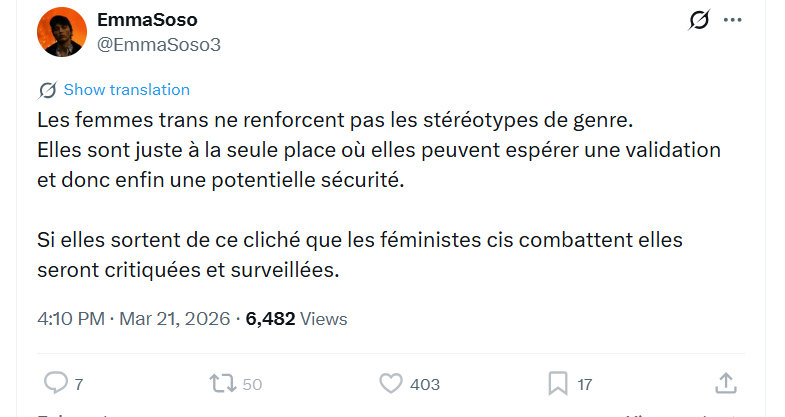 Tadam radfem tweet media